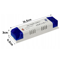 BERGE Zdroj pre LED nábytok 24V - 60W - 2,5A - IP20