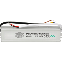 BERGE LED hermetický zdroj - 12V - 100W - 8,33A - IP67