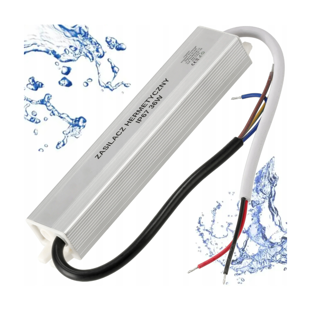 BERGE LED hermetický zdroj - 24V - 36W - 1,5A - IP67