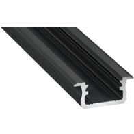 Led-Labs LED profil LUMINES typ B čierny elox 1m