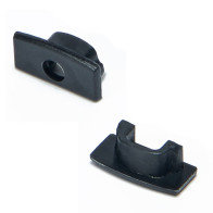 BERGE Koncové krytky profilov BRG-24 2 ks čierne