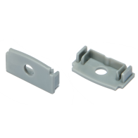 BERGE Koncovky profilov BRG-21 2 ks šedé