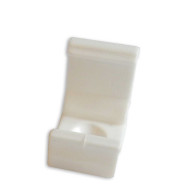 BERGE Montážny úchyt plastový pre profil - C - biely