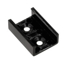 BERGE Spojka pre rovné profily, čierna