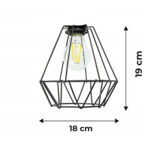 BERGE Závesné svietidlo 1x E27 DIAMOND LARGE