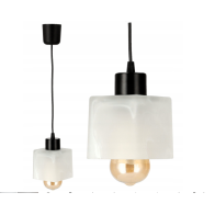 LED stropná lampa - 1xE27 - KOCKA BIELA