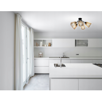 BERGE LED stropné svietidlo LOFT - 5xE27 - LUCA04
