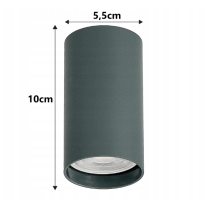 BERGE LED svietidlo pre povrchovú montáž FIGU - zelené