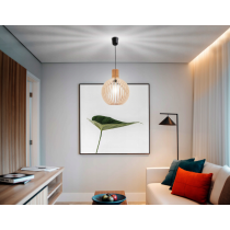 BERGE Stropné svietidlo drevená GUĽA - 1xE27