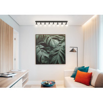 BERGE Stropné svietidlo VIKI 8x E27 čierne