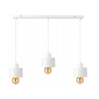 Stropné závesné svietidlo Beam - 3xE27 - CUBE WHITE