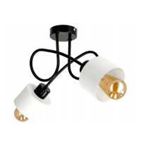 BERGE LED stropné svietidlo LOFT - 2xE27 - KUBEK WHITE