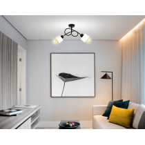 BERGE LED stropné svietidlo LOFT - 2xE27 - KUBEK WHITE