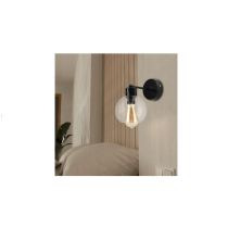 BERGE LED nástenné / stropné svietidlo E27 - priehľadná guľa