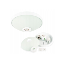 ECOLIGHT LED stropné svietidlo 2xE27 s pohybovým senzorom - sklo ECOLIGHT LED stropné svietidlo 2xE27 s pohybovým senzorom - sklo