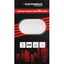 Germina Prisadené stropné LED svietidlo biele 24W - IP44 - neutrálna farba