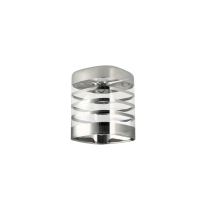 BERGE Závesné LED stropné svietidlo 3xE27 drevený trám - sklenené lišty - biele