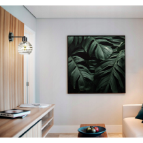 BERGE Sklenená LED nástenná lampa 1xE27 - gulička s horizontálnymi pruhmi
