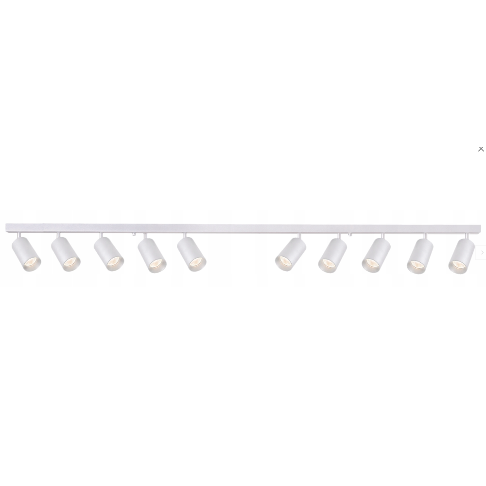 LED stropné bodové svietidlo VIKI-L - 10xGU10 - biele