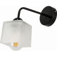 BERGE Nástenné svietidlo 1x E27 WHITE CUBE