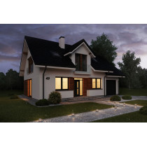 LED vonkajšie svietidlo HANA čierne - 2 x GU10 - 230V
