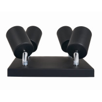 BERGE Bodové svietidlo LED VIKI 4x GU10 čierna