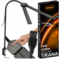 BERGE LED stolná lampa TIRANA 14W