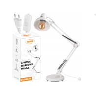 BERGE Stolová lampa XL Praga 1xE27 LED biela