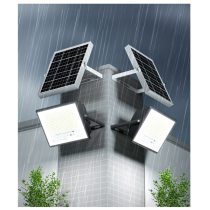 BERGE Solárne LED svietidlo DAKAR - 100W - PIR