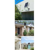 BERGE Solárne LED svietidlo DAKAR - 100W - PIR