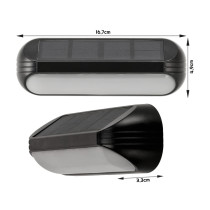 BERGE Solárne fasádne svietidlo RGB IP65