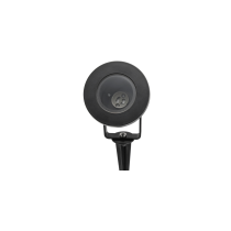 BERGE LED záhradná lampa - vstavaný reflektor GU10 - IP65 - čierna