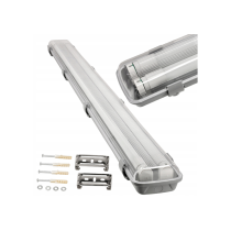 Svietidlo pre LED trubice BRGTRU066 - T8 - 2 x 120cm - 230V - IP65 - ver2