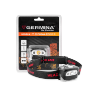 Germina LED čelovka 150lm, stmievateľná, napájaná AAA batériami