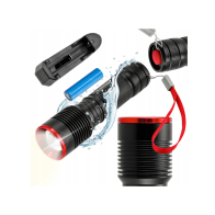 Germina Výkonné dobíjacie taktické MILITARY svietidlo - multifunkčné