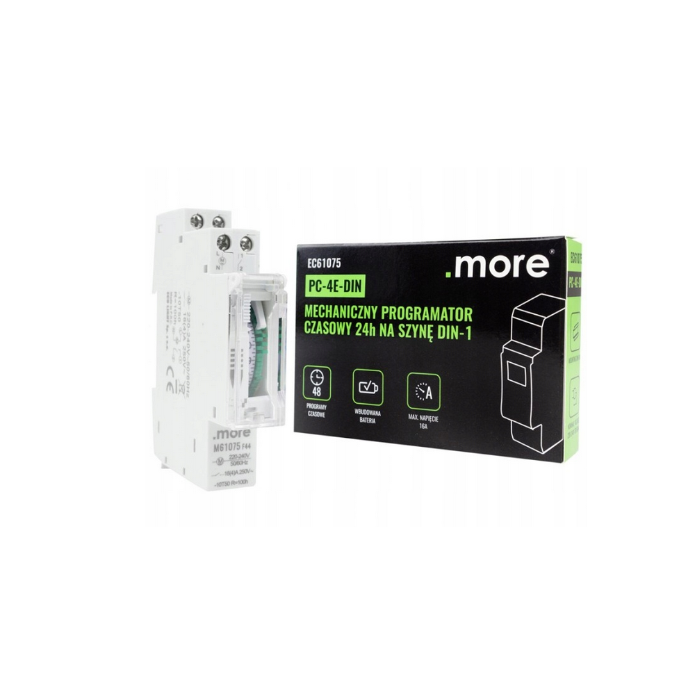 ECOLIGHT Elektronický časovač IP20 - 16A