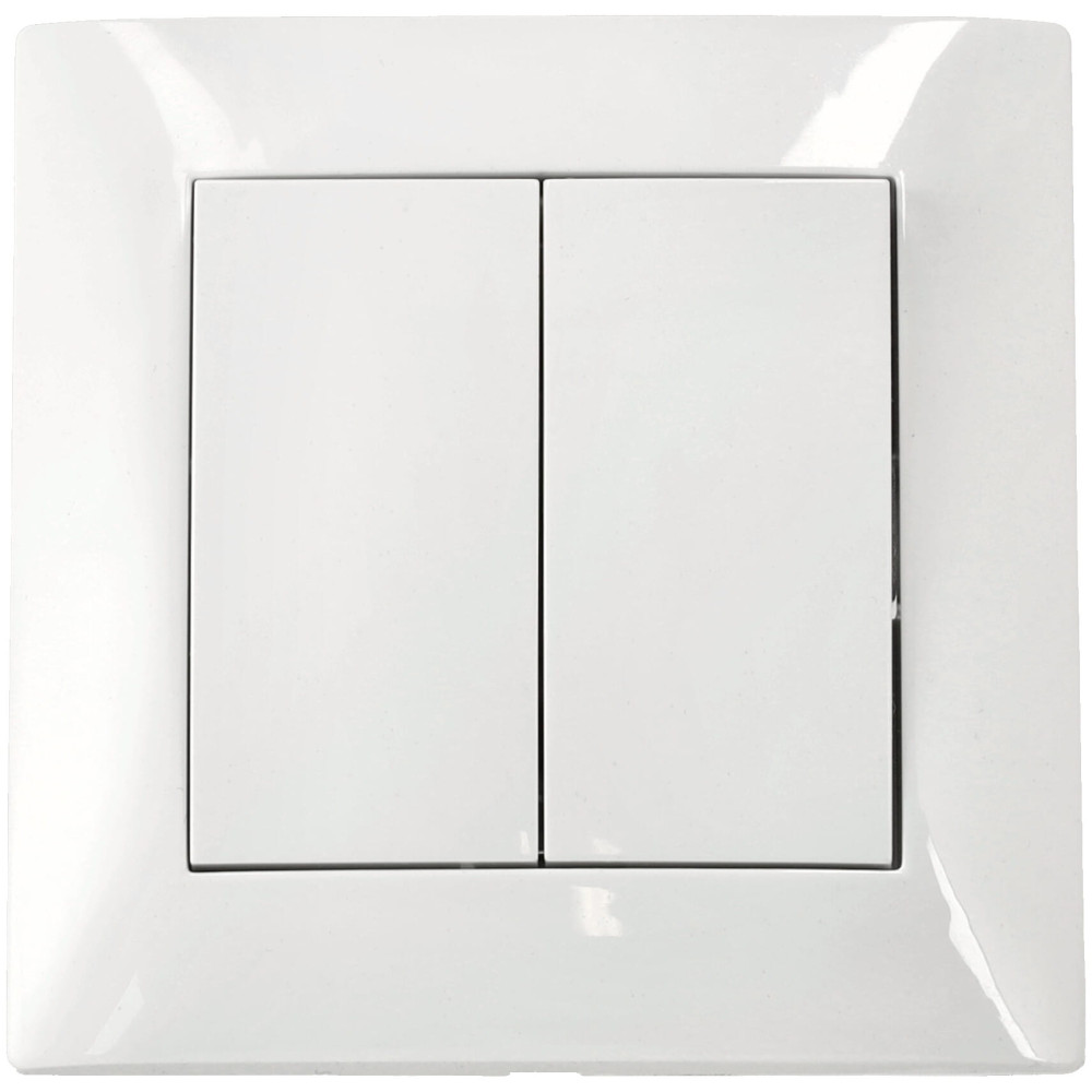 ViPlast Dvojitý spínač pod omietku