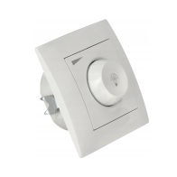 ViPlast Otočný regulátor jasu LED stmievača pre montáž pod omietku