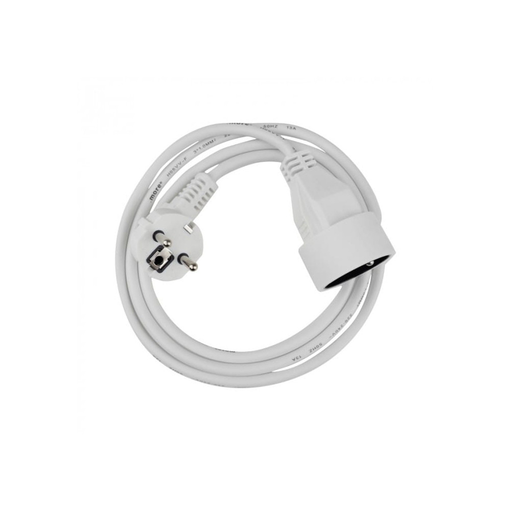 ECOLIGHT Predlžovací kábel 1,5 m - biely