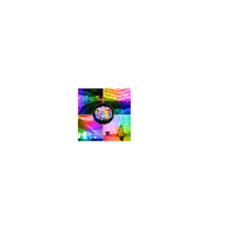 ECOLIGHT Osvetlenie vianočného stromčeka IP65 RGB LED pásik 10m 100led