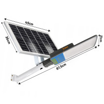 BERGE LED solárna pouličná lampa 60W CASABLANCA