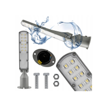 Germina LED pouličná lampa / lampáš HERMETIC 30W sivá 3000lm 5000K