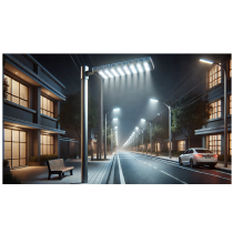 Germina LED pouličná lampa / lampáš HERMETIC 30W sivá 3000lm 5000K
