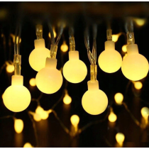BERGE LED solárna reťaz - 30x LED - 5m