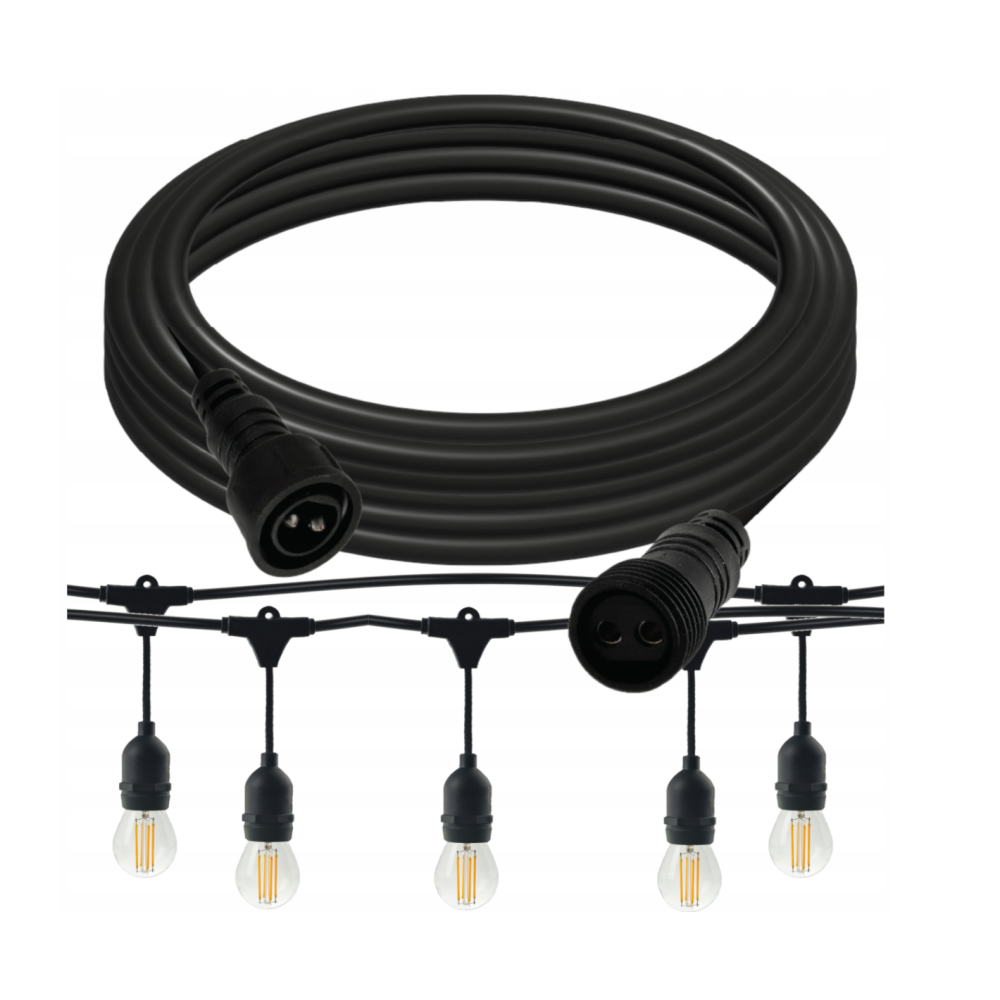 BERGE Predlžovací kábel pre LED girlandy - 3m