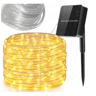 BERGE Solárne girlanda svetelná reťaz záhradné svetlá 100LED 10m drôty