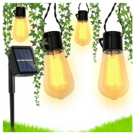 BERGE Záhradná solárna girlanda 10 LED 5 metrov