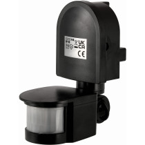 ECOLIGHT Infračervený pohybový senzor IP44 300W čierny