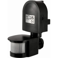 ECOLIGHT Infračervený pohybový senzor IP44 300W čierny