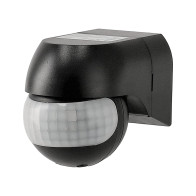 Pohybové čidlo LED PIR čierne IP44 800W PR054